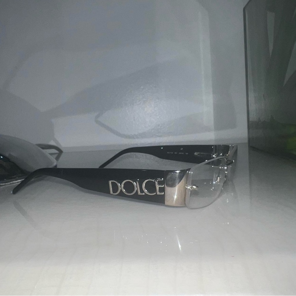 Dolce & Gabbana Black and Silver Eyewear